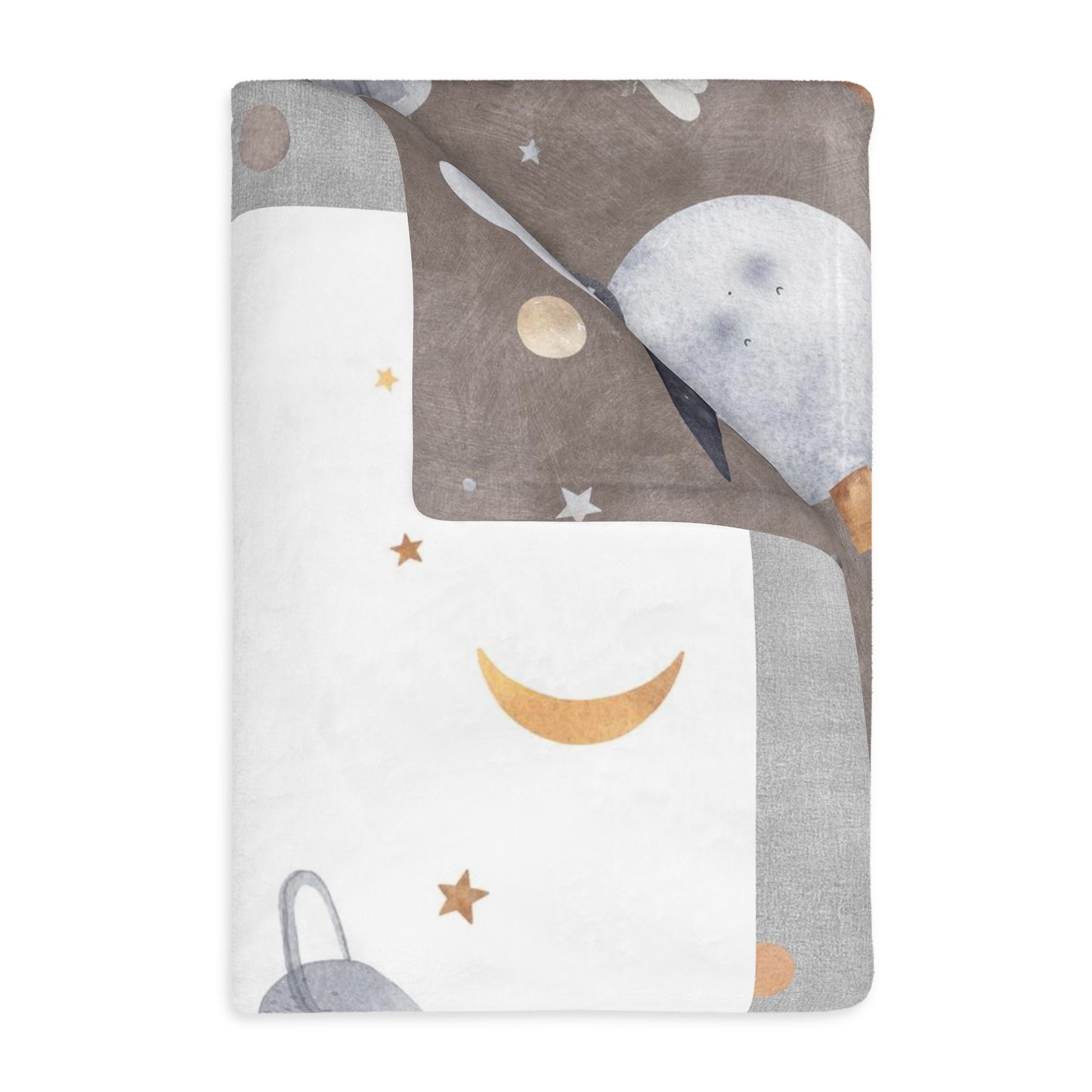 Couverture en microfibre recto verso, collection CÉLIAN
