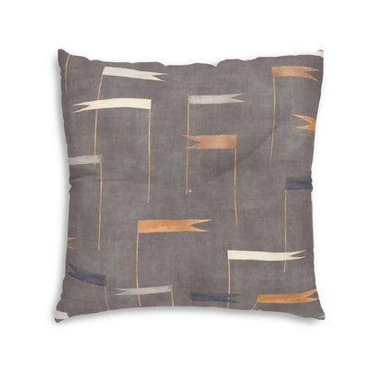 Square tufted floor cushion, CELIAN collection