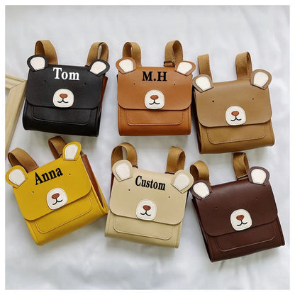 Petit sac ourson en cuir vegan